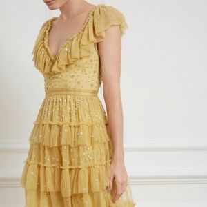 Needle & thread sunburst midi dress UK 12